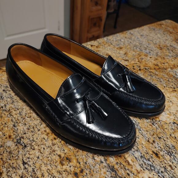 Cole Haan Black Leather Loafers Men's 11 ID 3E 03506 U J14 - Picture 2 of 12